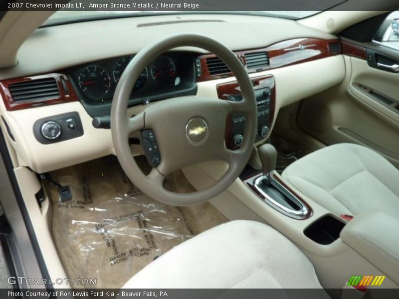 Amber Bronze Metallic / Neutral Beige 2007 Chevrolet Impala LT