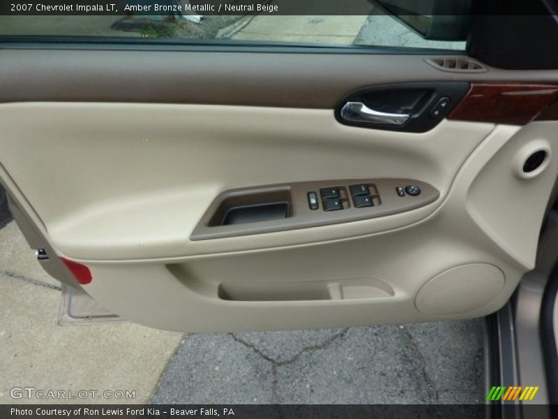 Amber Bronze Metallic / Neutral Beige 2007 Chevrolet Impala LT