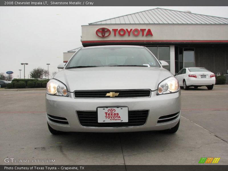 Silverstone Metallic / Gray 2008 Chevrolet Impala LT