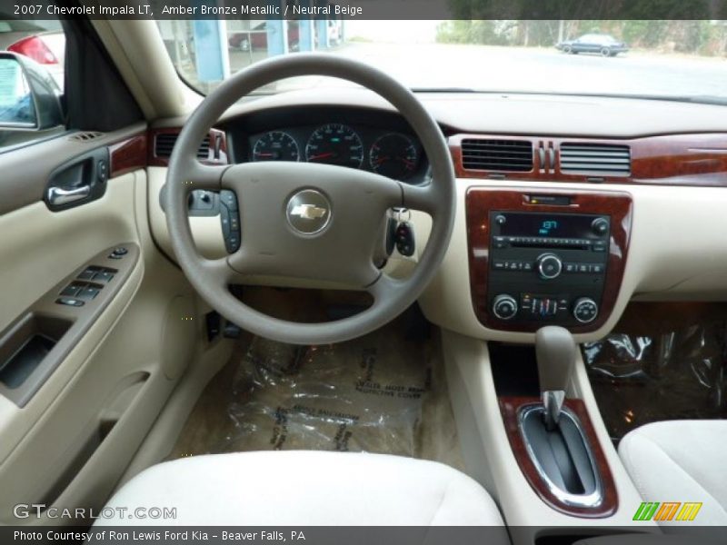 Amber Bronze Metallic / Neutral Beige 2007 Chevrolet Impala LT