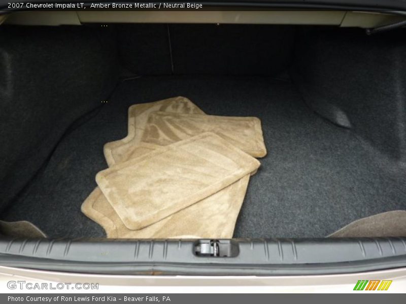 Amber Bronze Metallic / Neutral Beige 2007 Chevrolet Impala LT