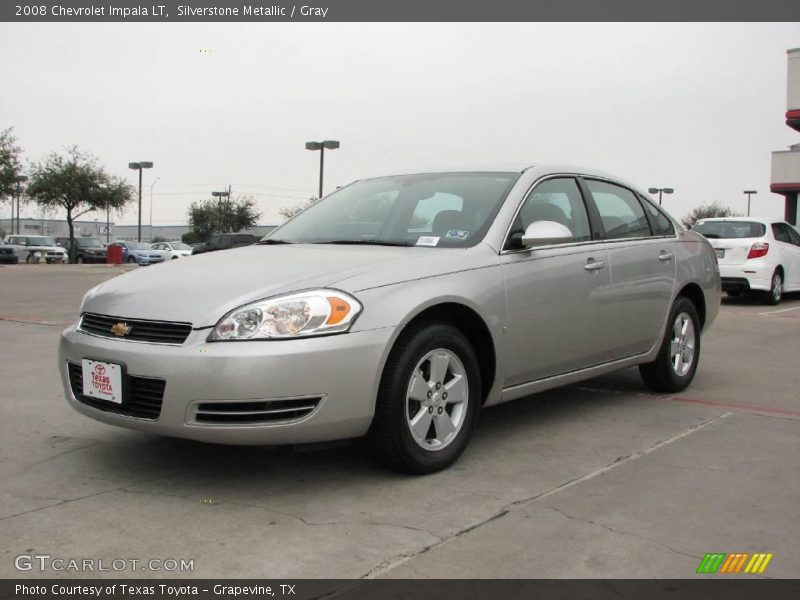 Silverstone Metallic / Gray 2008 Chevrolet Impala LT