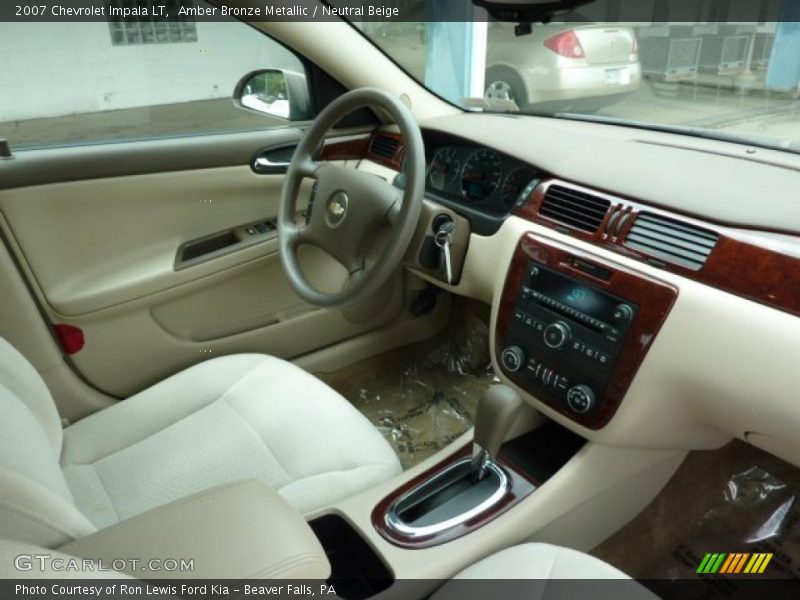 Amber Bronze Metallic / Neutral Beige 2007 Chevrolet Impala LT