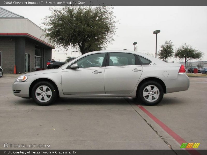 Silverstone Metallic / Gray 2008 Chevrolet Impala LT