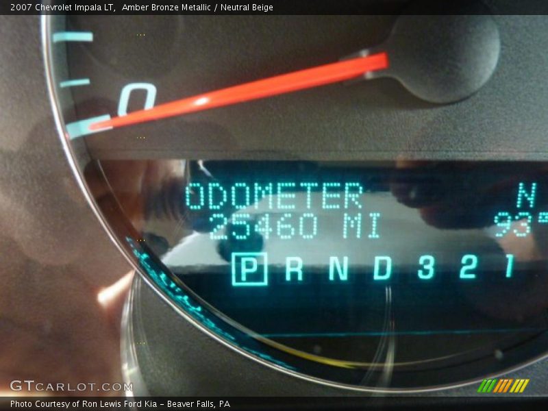 Amber Bronze Metallic / Neutral Beige 2007 Chevrolet Impala LT
