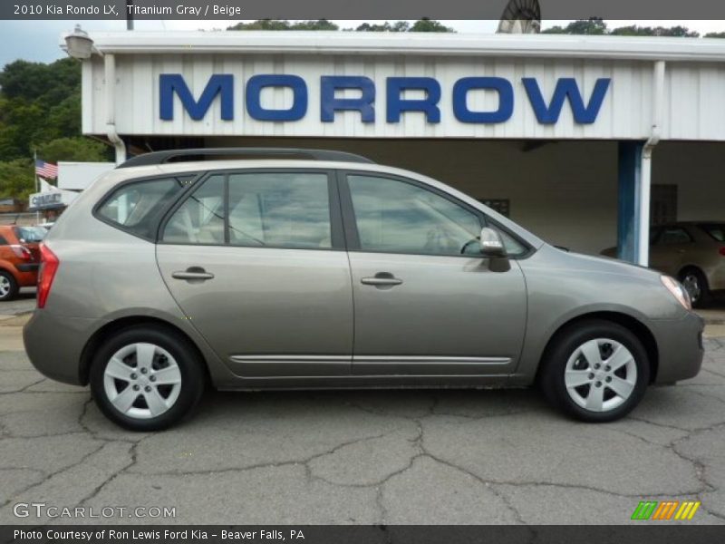 Titanium Gray / Beige 2010 Kia Rondo LX