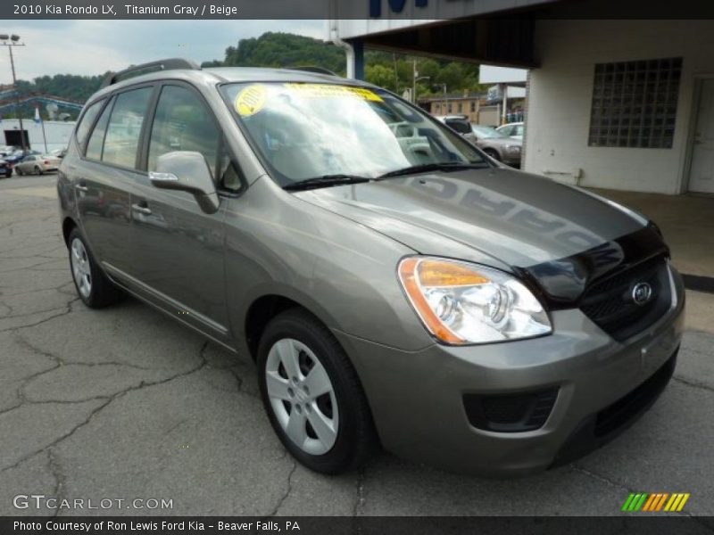 Titanium Gray / Beige 2010 Kia Rondo LX