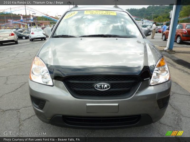 Titanium Gray / Beige 2010 Kia Rondo LX