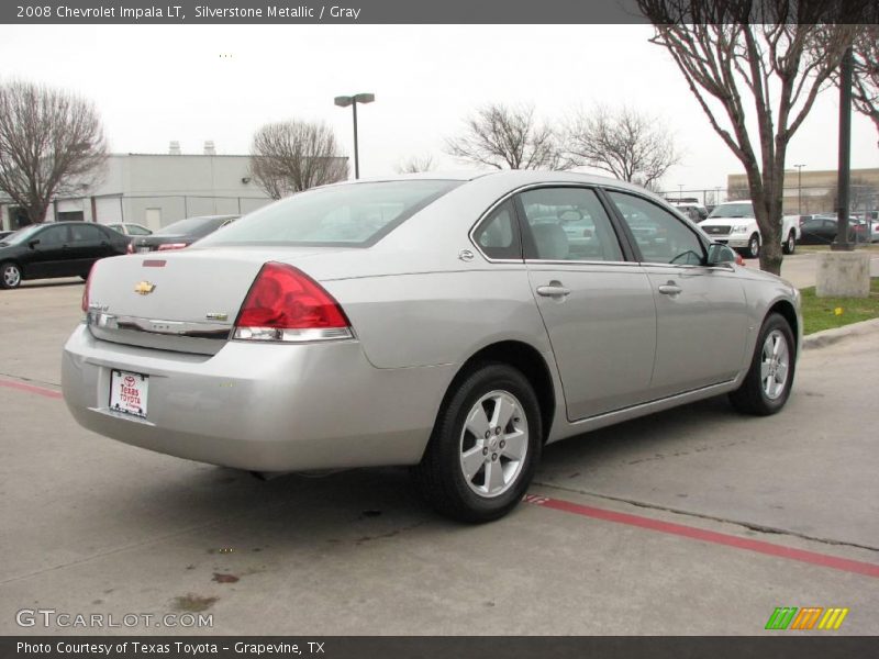 Silverstone Metallic / Gray 2008 Chevrolet Impala LT
