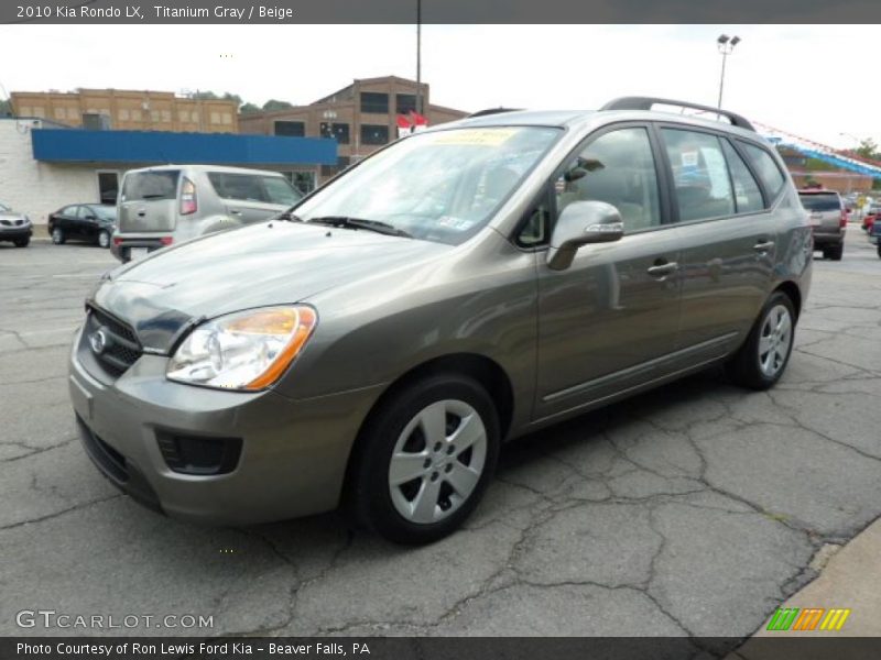 Titanium Gray / Beige 2010 Kia Rondo LX