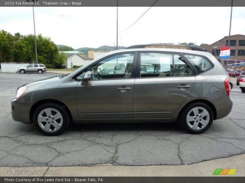 Titanium Gray / Beige 2010 Kia Rondo LX