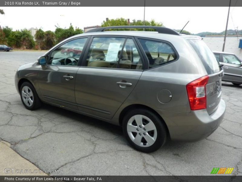Titanium Gray / Beige 2010 Kia Rondo LX