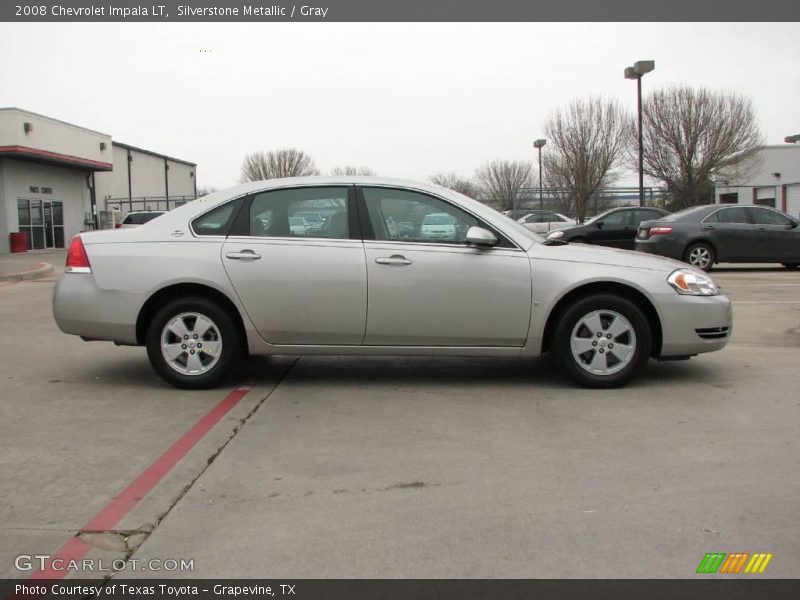 Silverstone Metallic / Gray 2008 Chevrolet Impala LT
