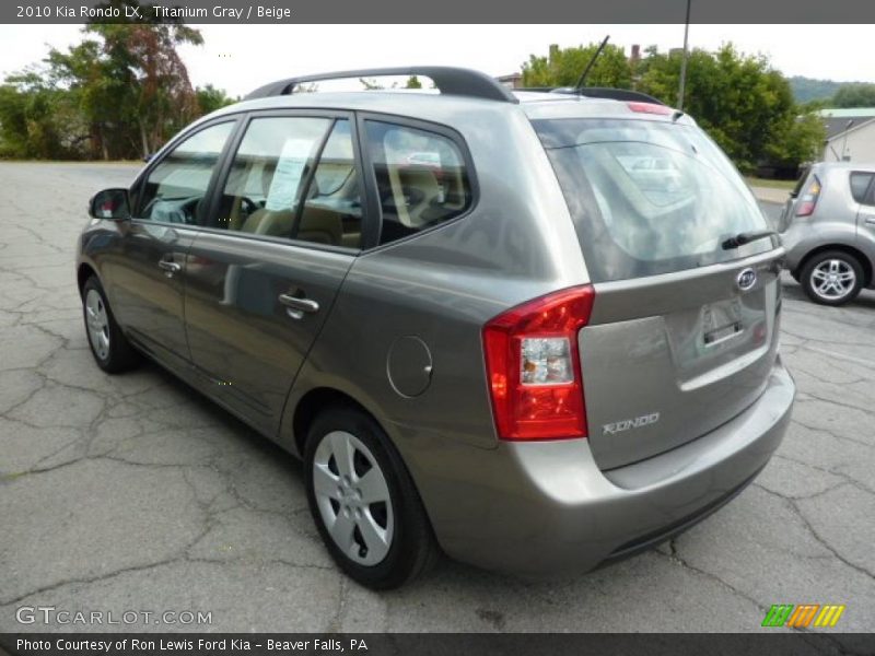 Titanium Gray / Beige 2010 Kia Rondo LX