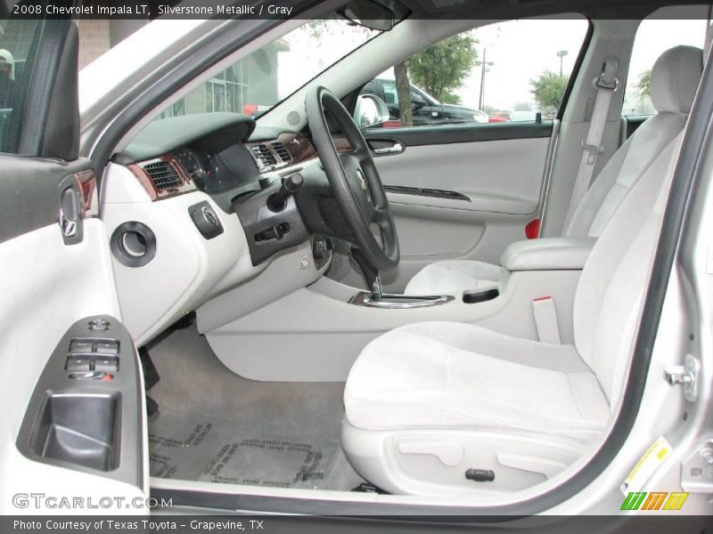 Silverstone Metallic / Gray 2008 Chevrolet Impala LT