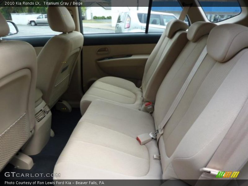 Titanium Gray / Beige 2010 Kia Rondo LX