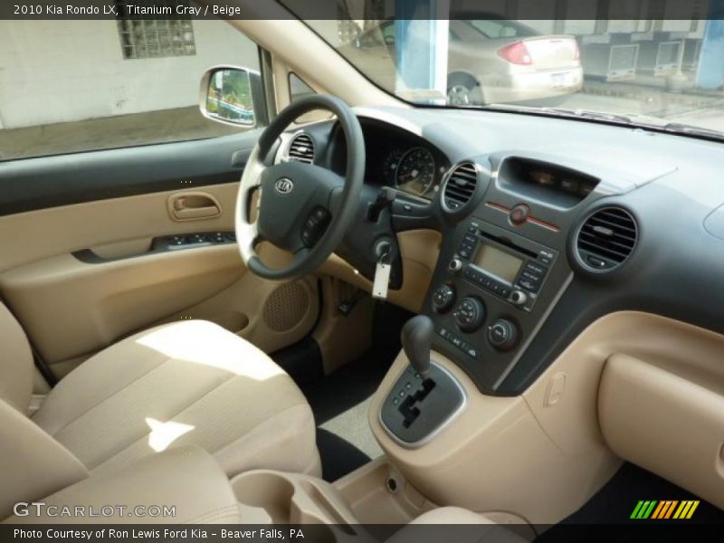 Titanium Gray / Beige 2010 Kia Rondo LX