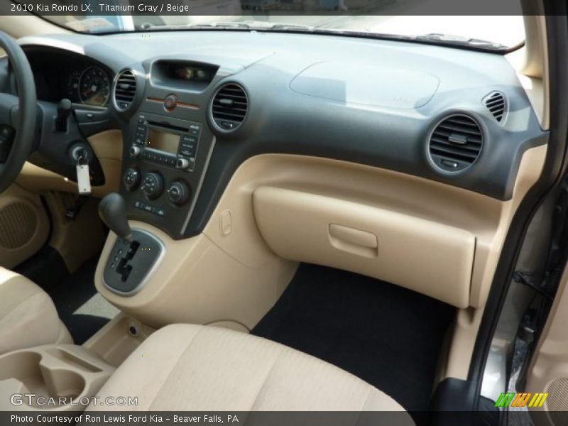 Titanium Gray / Beige 2010 Kia Rondo LX