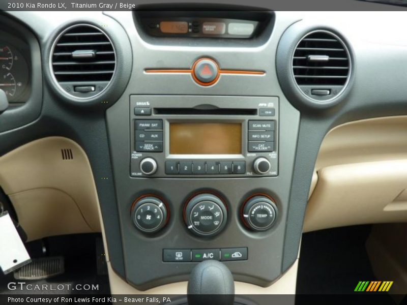 Titanium Gray / Beige 2010 Kia Rondo LX
