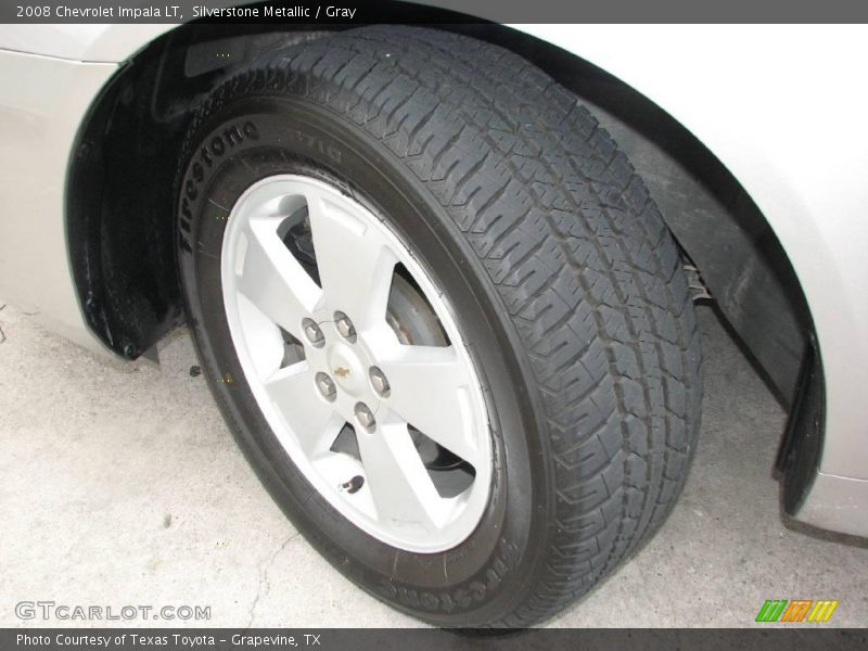 Silverstone Metallic / Gray 2008 Chevrolet Impala LT