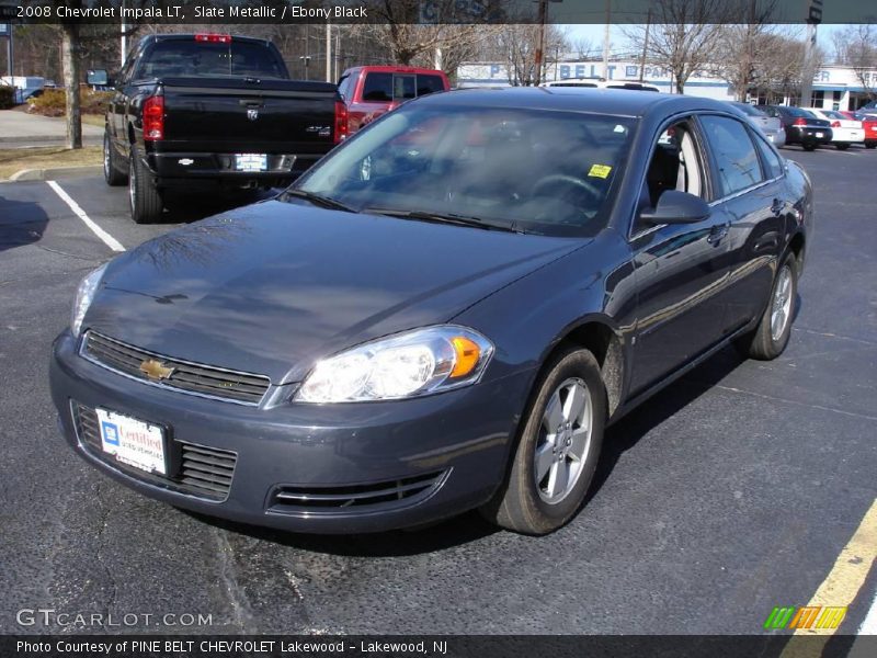 Slate Metallic / Ebony Black 2008 Chevrolet Impala LT