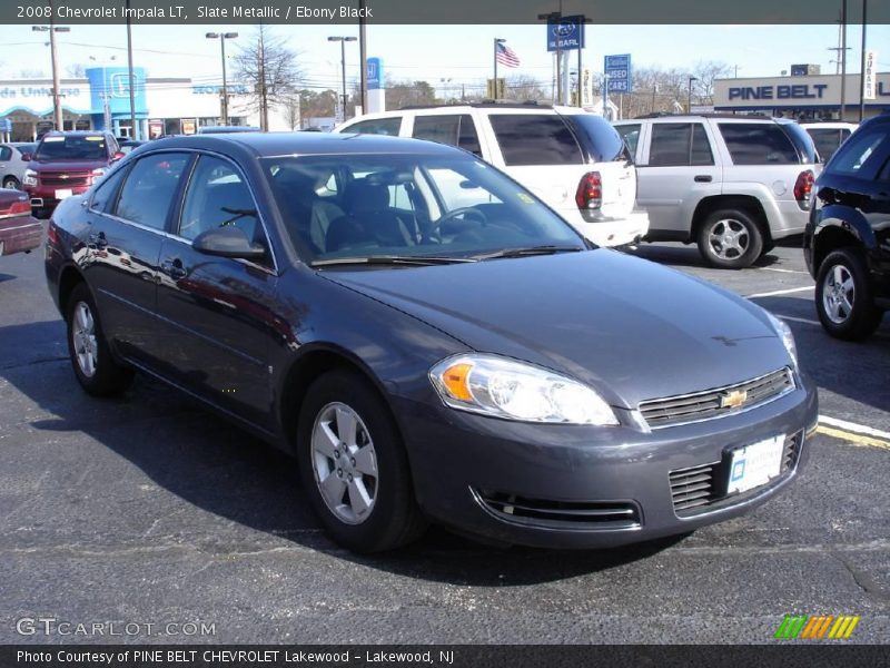 Slate Metallic / Ebony Black 2008 Chevrolet Impala LT
