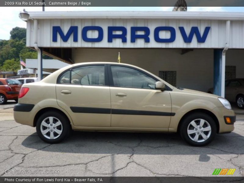 Cashmere Beige / Beige 2009 Kia Rio LX Sedan