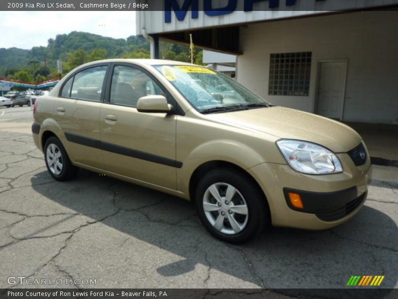 Cashmere Beige / Beige 2009 Kia Rio LX Sedan