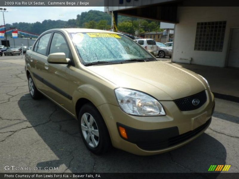 Cashmere Beige / Beige 2009 Kia Rio LX Sedan