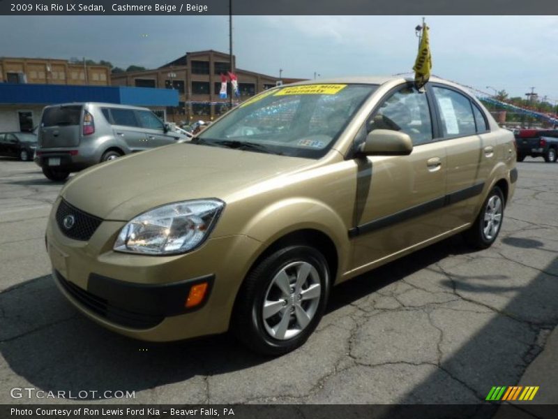 Cashmere Beige / Beige 2009 Kia Rio LX Sedan