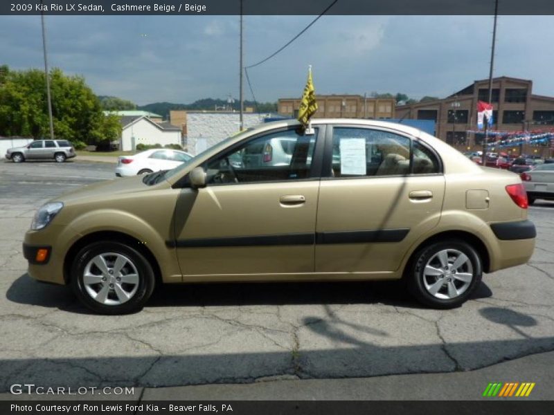 Cashmere Beige / Beige 2009 Kia Rio LX Sedan