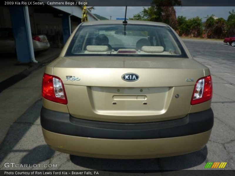Cashmere Beige / Beige 2009 Kia Rio LX Sedan