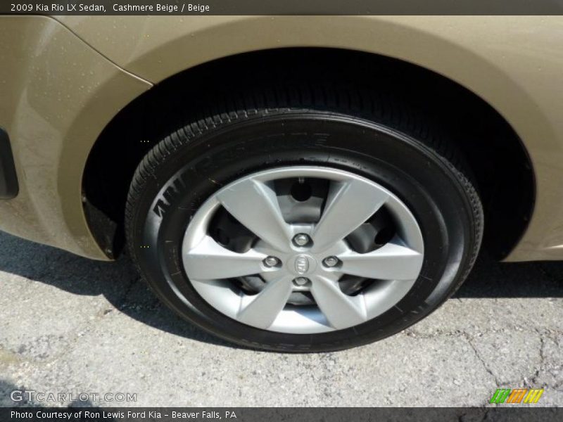 Cashmere Beige / Beige 2009 Kia Rio LX Sedan