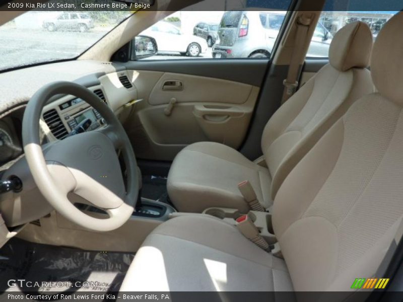 Cashmere Beige / Beige 2009 Kia Rio LX Sedan