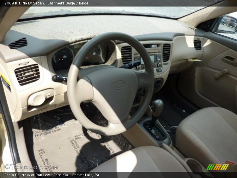 Cashmere Beige / Beige 2009 Kia Rio LX Sedan