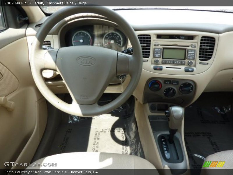 Cashmere Beige / Beige 2009 Kia Rio LX Sedan