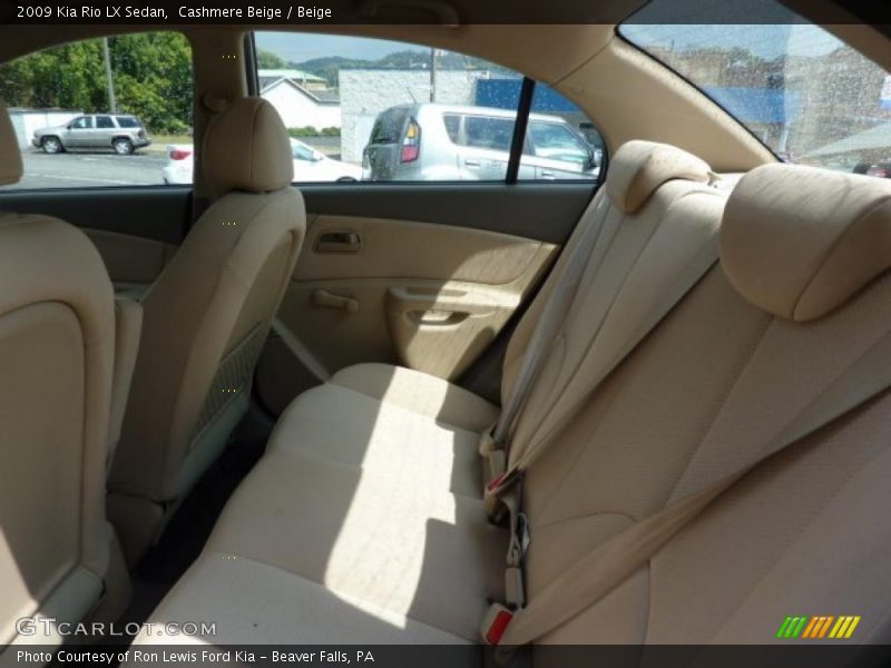 Cashmere Beige / Beige 2009 Kia Rio LX Sedan