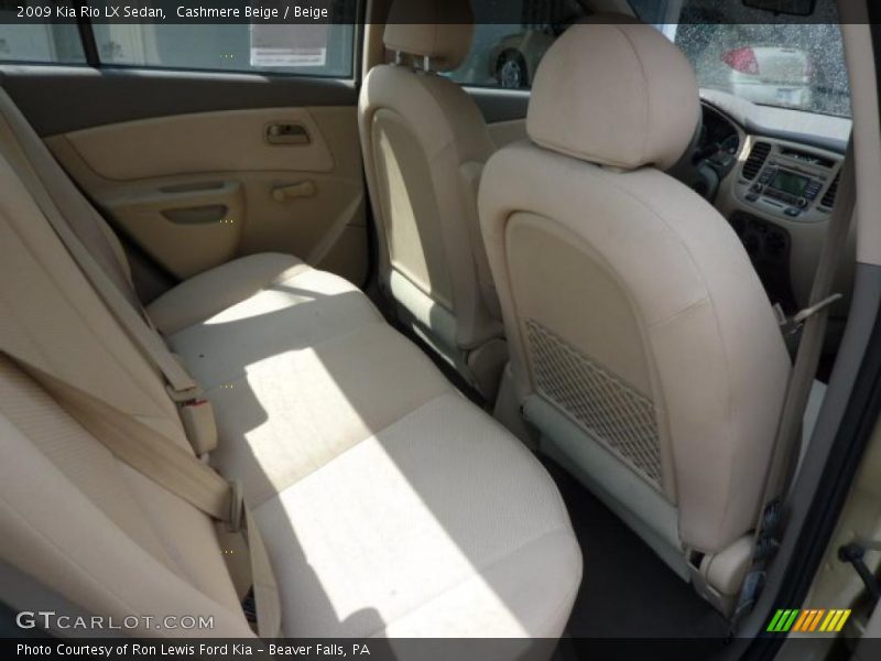 Cashmere Beige / Beige 2009 Kia Rio LX Sedan