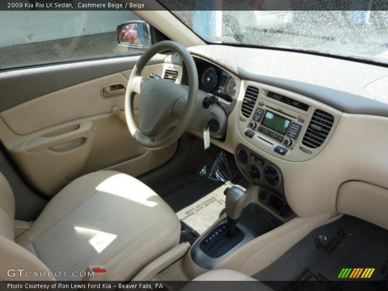 Cashmere Beige / Beige 2009 Kia Rio LX Sedan