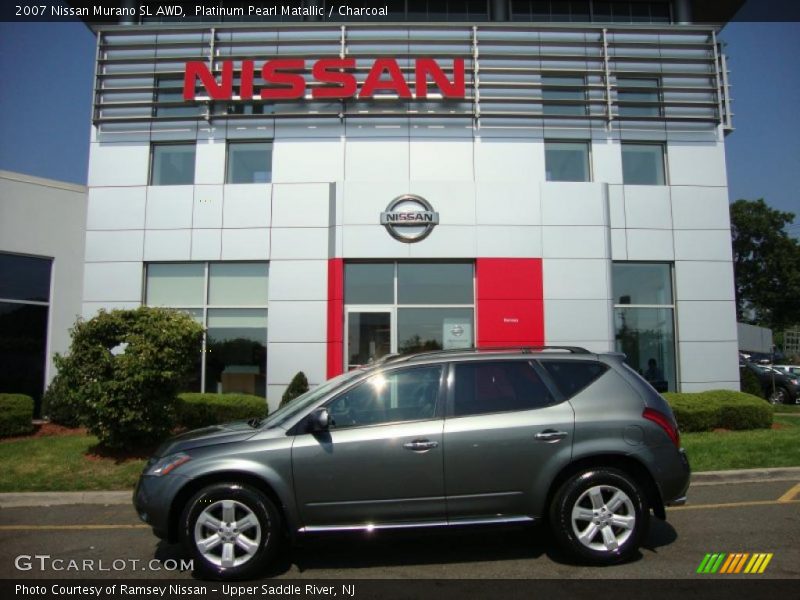 Platinum Pearl Matallic / Charcoal 2007 Nissan Murano SL AWD