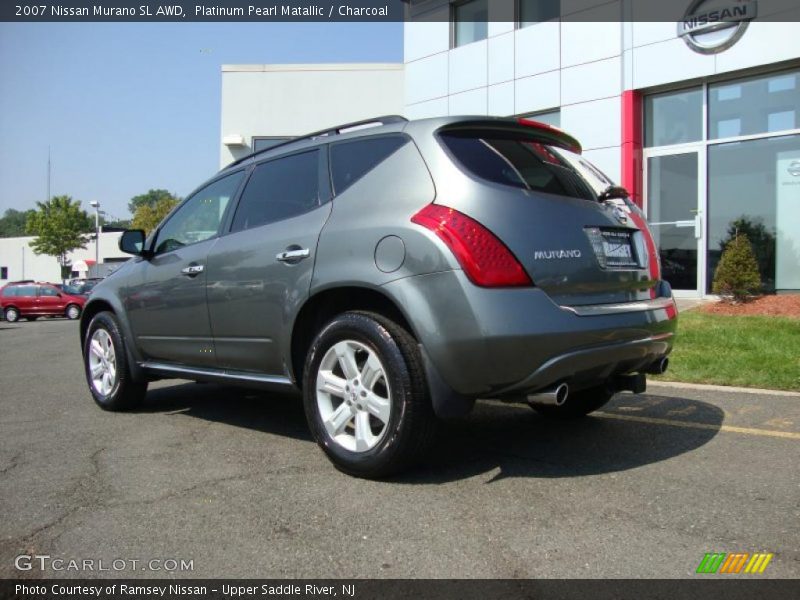 Platinum Pearl Matallic / Charcoal 2007 Nissan Murano SL AWD