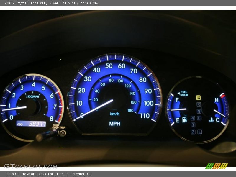 Silver Pine Mica / Stone Gray 2006 Toyota Sienna XLE