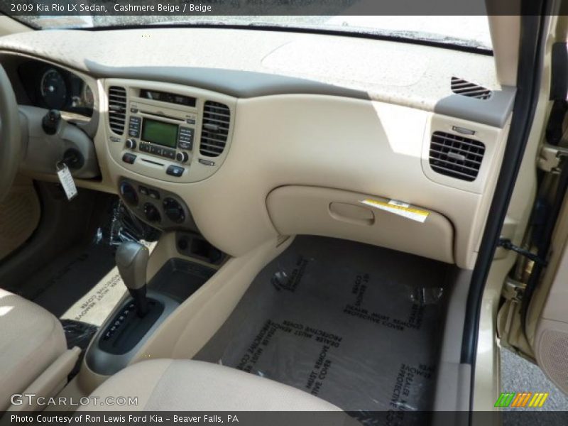 Cashmere Beige / Beige 2009 Kia Rio LX Sedan