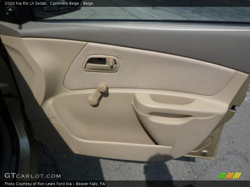 Cashmere Beige / Beige 2009 Kia Rio LX Sedan