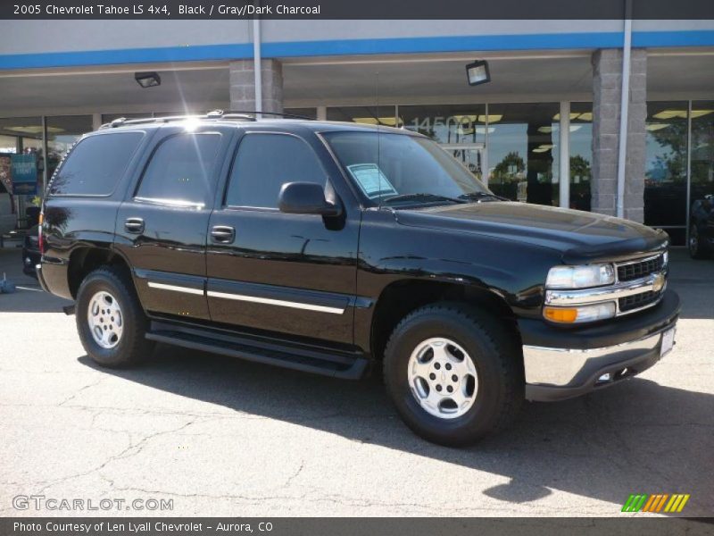 Black / Gray/Dark Charcoal 2005 Chevrolet Tahoe LS 4x4