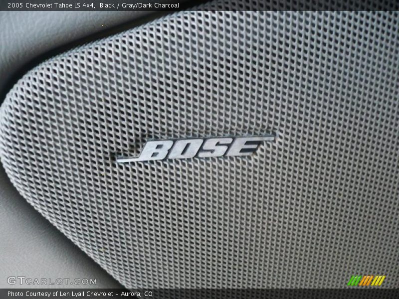 Black / Gray/Dark Charcoal 2005 Chevrolet Tahoe LS 4x4
