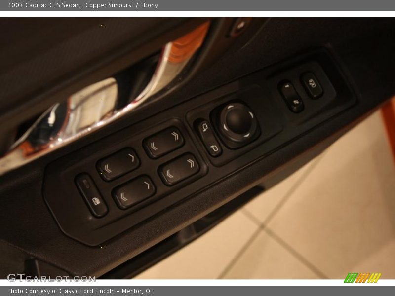Copper Sunburst / Ebony 2003 Cadillac CTS Sedan