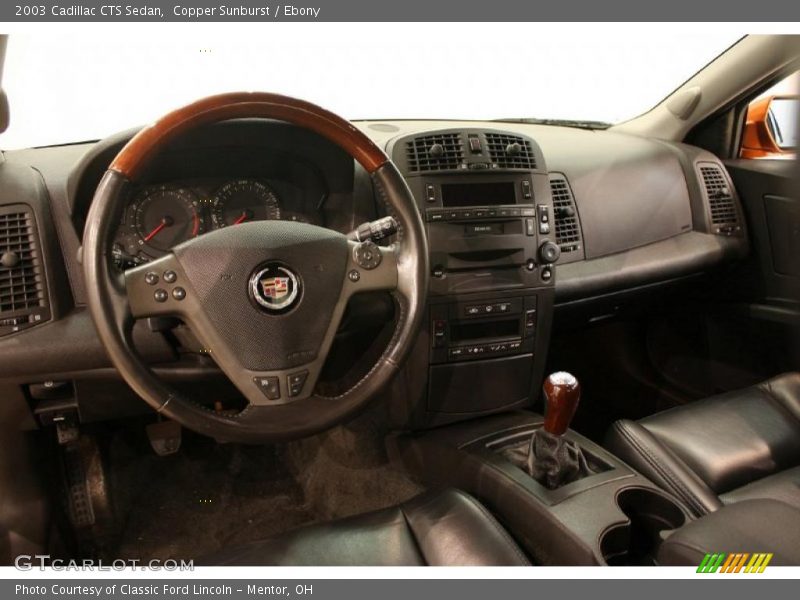 Copper Sunburst / Ebony 2003 Cadillac CTS Sedan
