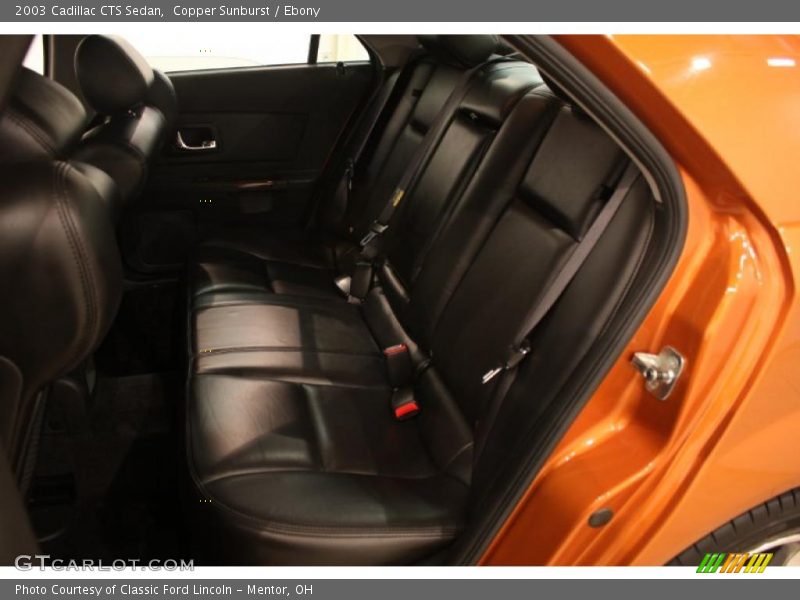 Copper Sunburst / Ebony 2003 Cadillac CTS Sedan