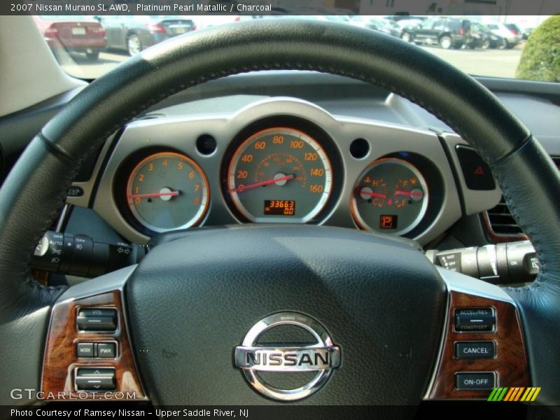 Platinum Pearl Matallic / Charcoal 2007 Nissan Murano SL AWD